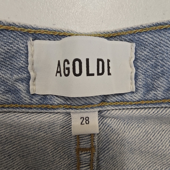 Adolde Low Slung Baggy In Libertine Blue Denim Jeans Women's 28 - Picture 10 of 14